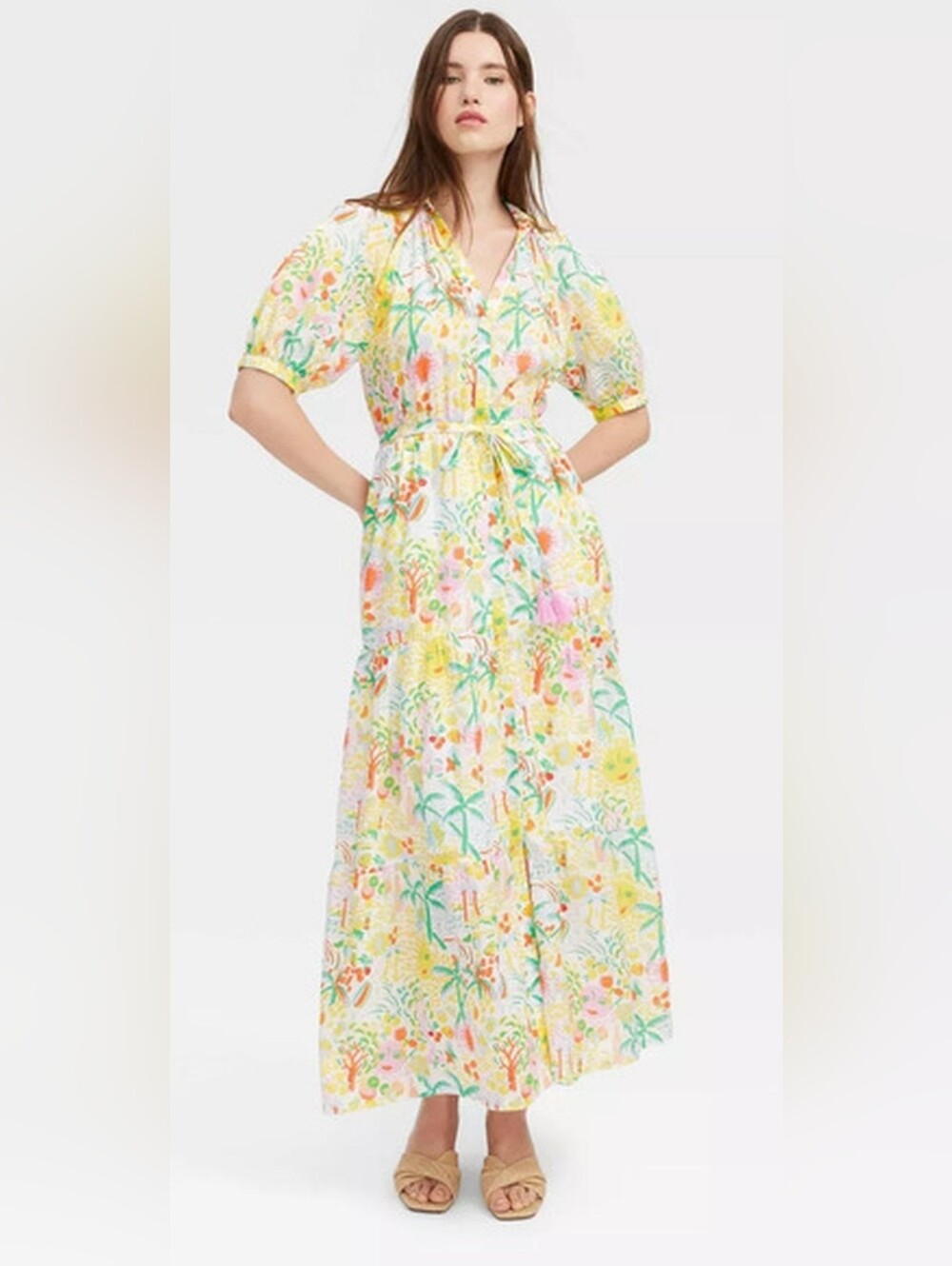NWOT!Roller Rabbit Summer Gown Boho Target Women's Party Maxi Beach Dress Small
